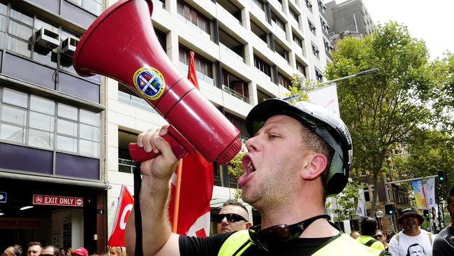 CFMEU Organiser Luke Collier was jailed in Brisbane in December for numerous offences including assault.