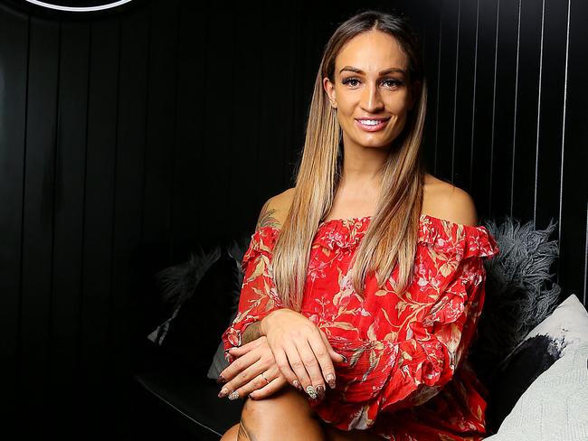 MAFS contestant Hayley Vernon pictured in Melbourne. Picture: Ian Currie