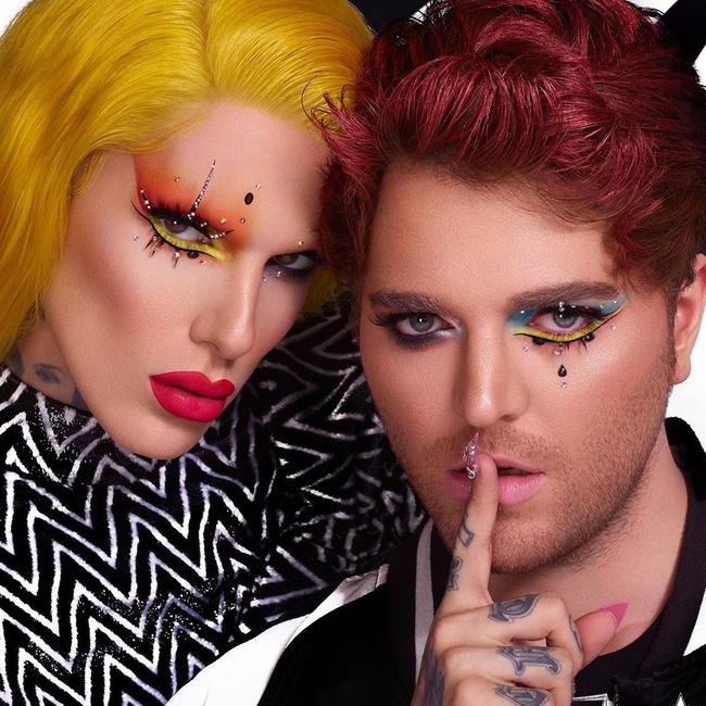 Mega You Tube stars Jeffree Star and Shane Dawson legit 'broke the internet' with their limited-edition make-up collection. Picture: Instagram