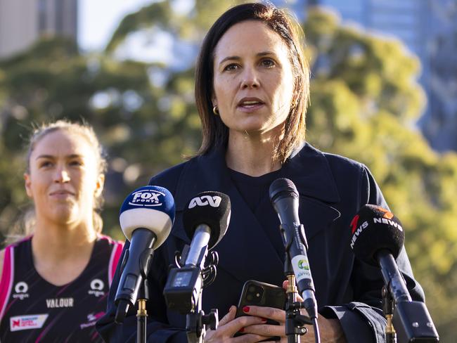 Netball Australia CEO Kelly Ryan claims that the union has refused to take NA’s offers to the players. Picture: Daniel Pockett/Getty Images