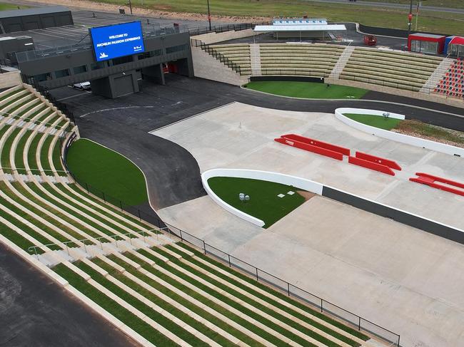 Track preparation is nearly complete at the new Dragway at The Bend drag strip. Picture: Facebook.