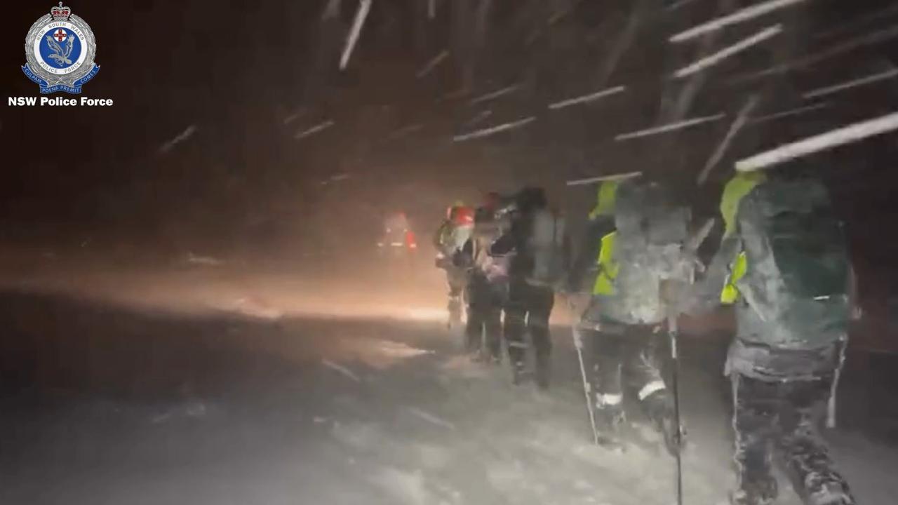 Vision from the rescue operation. Picture: NSW Police