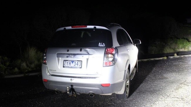 The car of Keith Lees was found beside cliffs at Portland, in the state’s southwest, on June 26. Picture: supplied