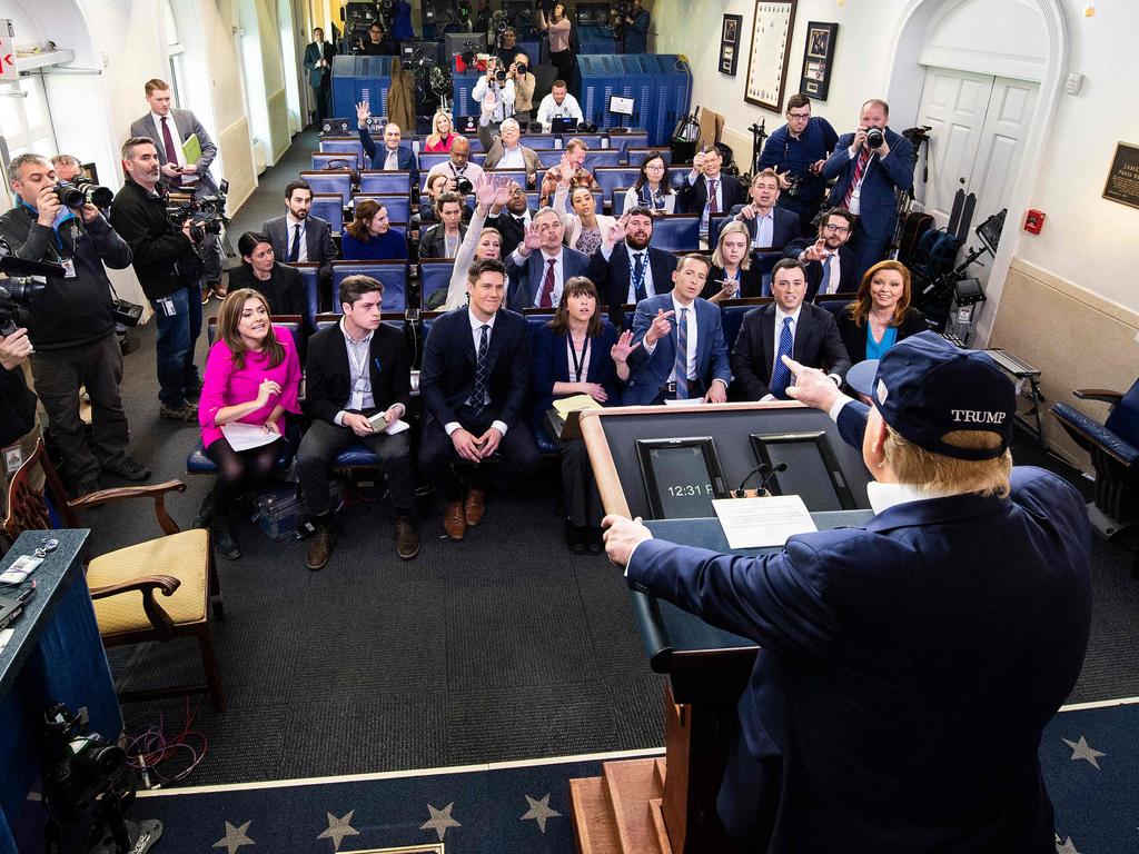 President Donald Trump says he has taken coronavirus test, no result yet. Picture: Jim Watson