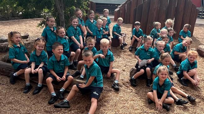 St James Prep students having fun in the playground.