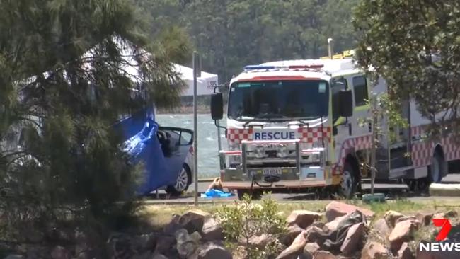 The grisly discovery was made in the early hours of Sunday morning. Picture: 7News