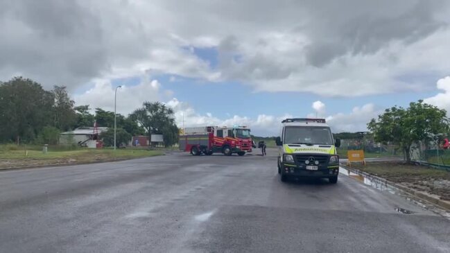 QFES respond to drum fire at Tingira Street asphalt plant