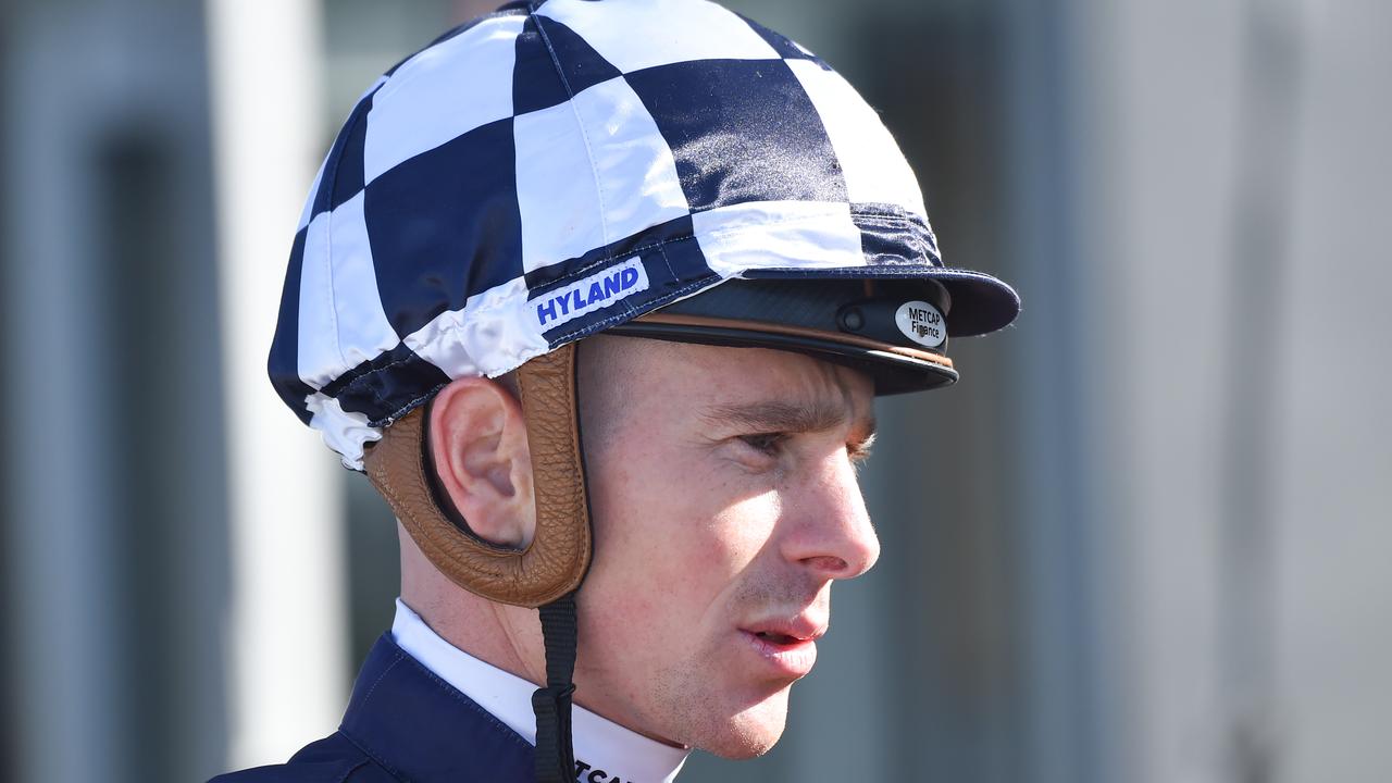 Premiership-winning  jockey Jye McNeil has four rides on Thursday's public holiday meeting at Moe. Picture : Racing Photos via Getty Images.