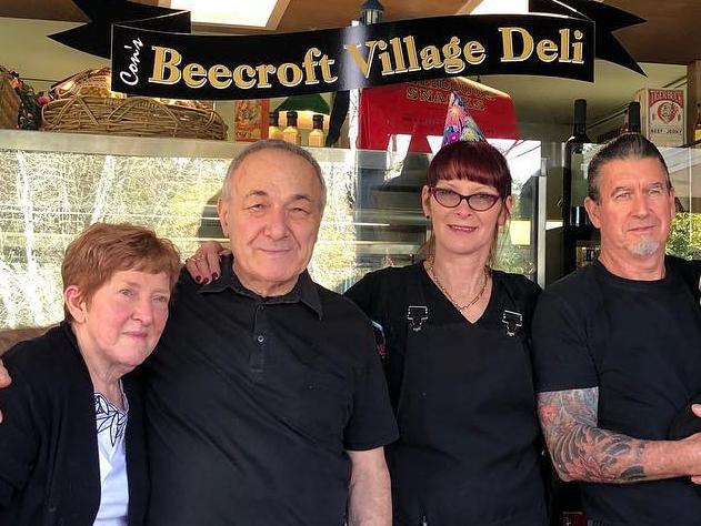 The Bogue family who owns Beecroft Village Delicatessen, also known as Cons Village Deli. Picture: Facebook