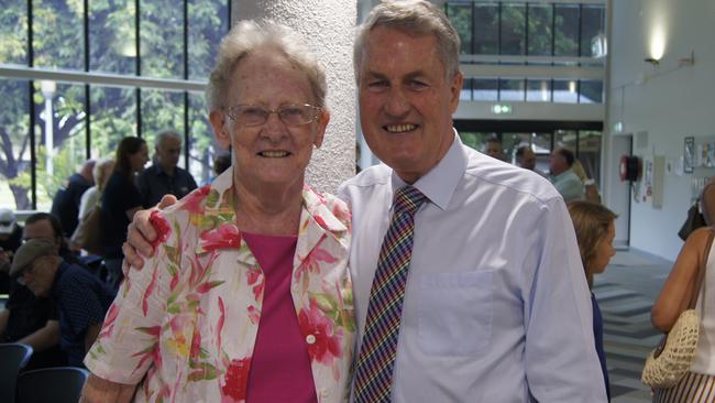 Berenice Wright with Mayor Greg Williamson, together celebrating those in Mackay who put in the hours and effort to conserve and promote our heritage. Picture: Heidi Petith