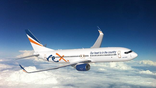 Rex will use a fleet of six Boeing 737s on Melbourne-Sydney routes from March 1.