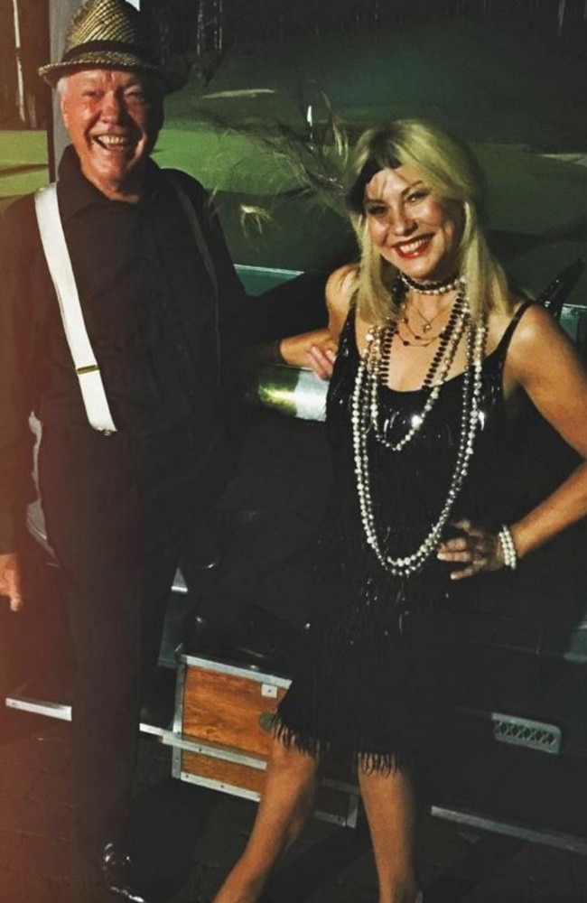 Kennerley and husband John, pictured left, had been posing for happy snaps including this one before his accident. Picture: kerriannekennerley/Instagram.