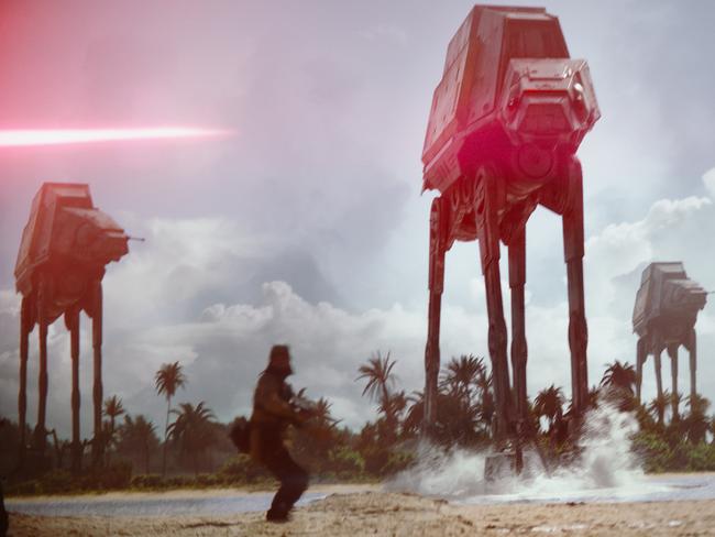 This image released by Lucasfilm Ltd. shows a scene from, "Rogue One: A Star Wars Story."  (Lucasfilm Ltd. via AP)