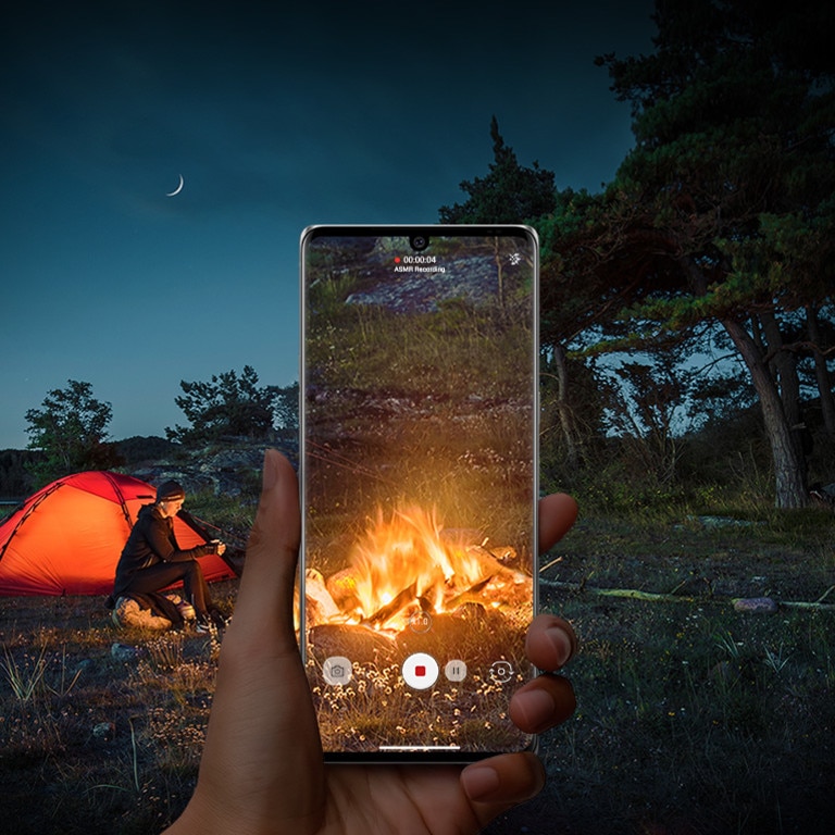 The phone also features the increasingly popular Night Mode for after dark photography.