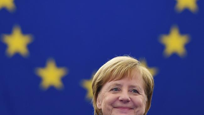 The German chancellor said that a no-deal Brexit would be the “worst and most chaotic scenario”. Picture: AFP