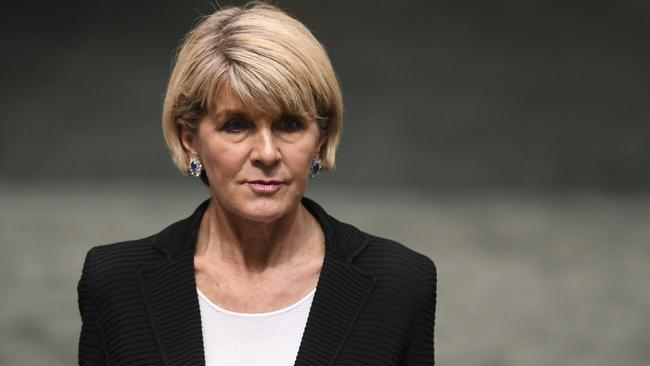 Australian Foreign Minister Julie Bishop was the most popular leadership contender among voters. Picture: AAP