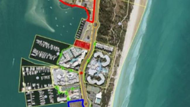 Three parcels of Crown land on The Spit on the Gold Coast