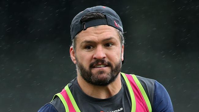 PERTH, AUSTRALIA - AUGUST 05: Adam Ashley-Cooper of the Wallabies in action during a Wallabies training session at the WACA on August 05, 2019 in Perth, Australia. (Photo by Paul Kane/Getty Images)