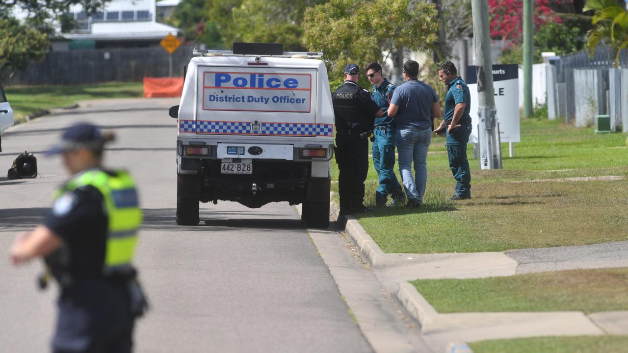 Incident in Nix Street, West End, Townsville. Picture: Evan Morgan