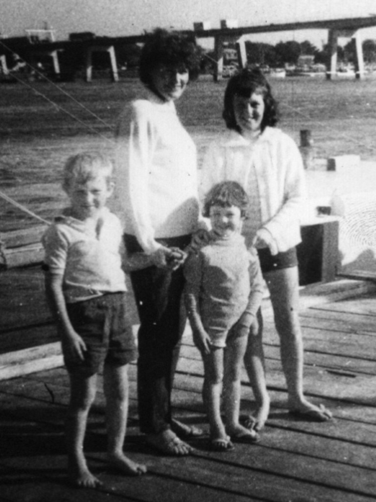 Therese Crawford with the couple’s children, Katherine, 13, James, 8, and Karen, 6.