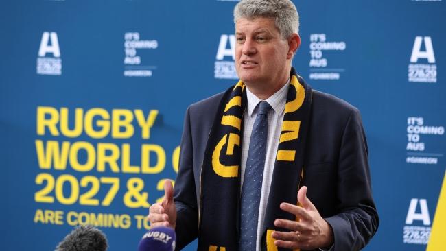 Queensland Minister for Tourism and Sport Stirling Hinchliffe.  (Photo by Chris Hyde/Getty Images for Rugby Australia)