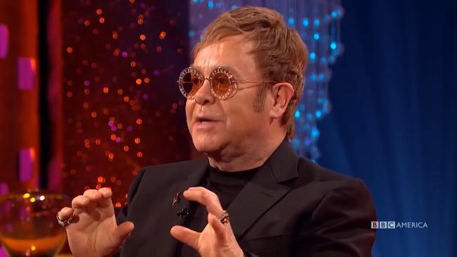 Elton John discusses an unusual gift from Eminem on the Graham Norton Show