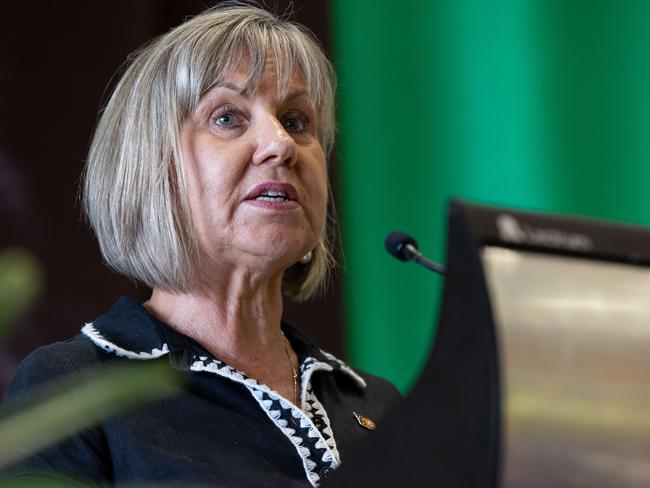 Minister for Education and Training Jo Hersey MLA at the NT Board of Studies Awards on Friday 31 January at Parliament House. Picture: Pema Tamang Pakhrin