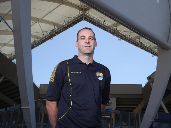 Gold Coast United coach Kristian Rees. Picture: Richard Gosling