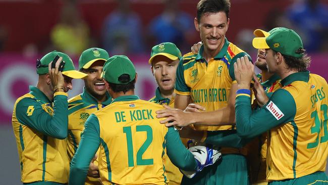 After a commanding semi-final win South Africa has been left stranded in Trinidad. Picture: Matthew Lewis-ICC/ICC via Getty Images