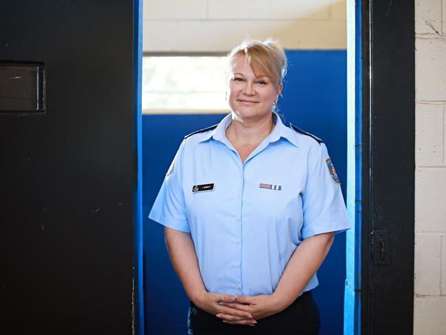 Lisa Barrett from Marry Wade Correctional Centre. Picture: Adam Yip