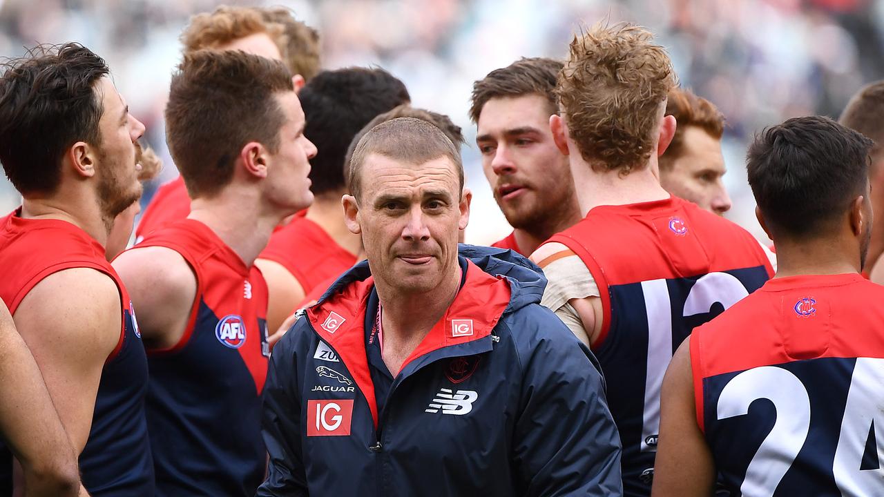 David King wasn’t a fan of Simon Goodwin’s coaching moves. Photo: Quinn Rooney/Getty Images