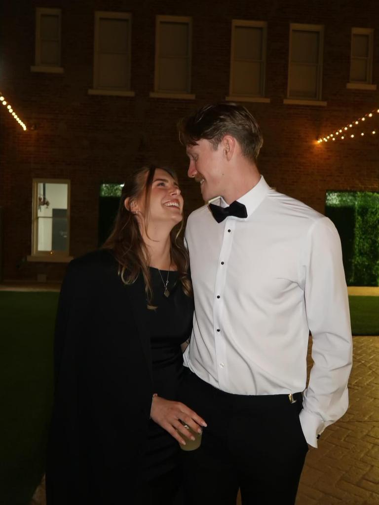 Jeremy Crawshaw married his sweetheart in the same week of the NFL draft. Picture: Instagram