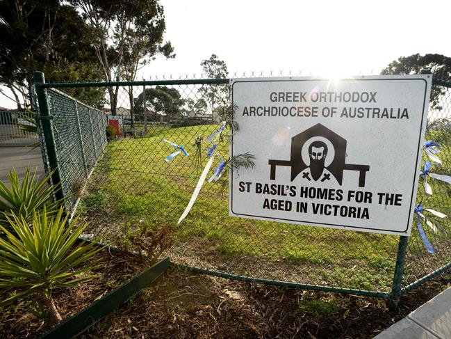 St Basil's Aged Care at Fawkner. Picture: Andrew Henshaw