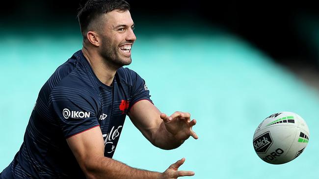 James Tedesco: Favourite to win the Dally M. Picture: Phil Hillyard