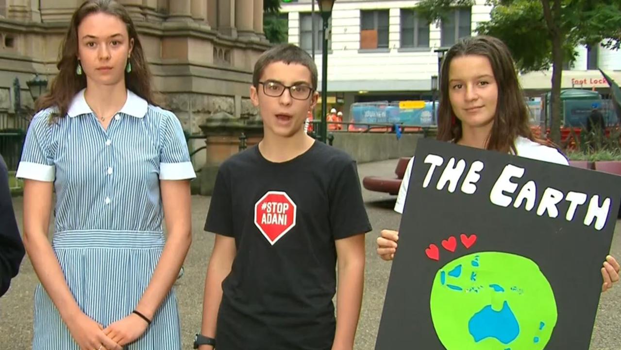 Climate-striking kids on the Today show said the criticism of their movement was ‘insulting’. Picture: Today