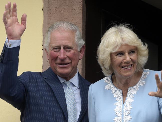 Prince Charles and Camilla, Duchess of Cornwall. Picture: AP