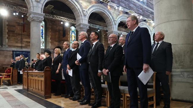 A Service of Reflection for Queen Elizabeth II at St Anne's Cathedral. Picture: Getty Images