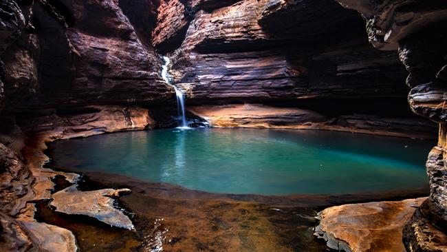 An inviting pool in Karijini National Park. Picture: Tourism WA