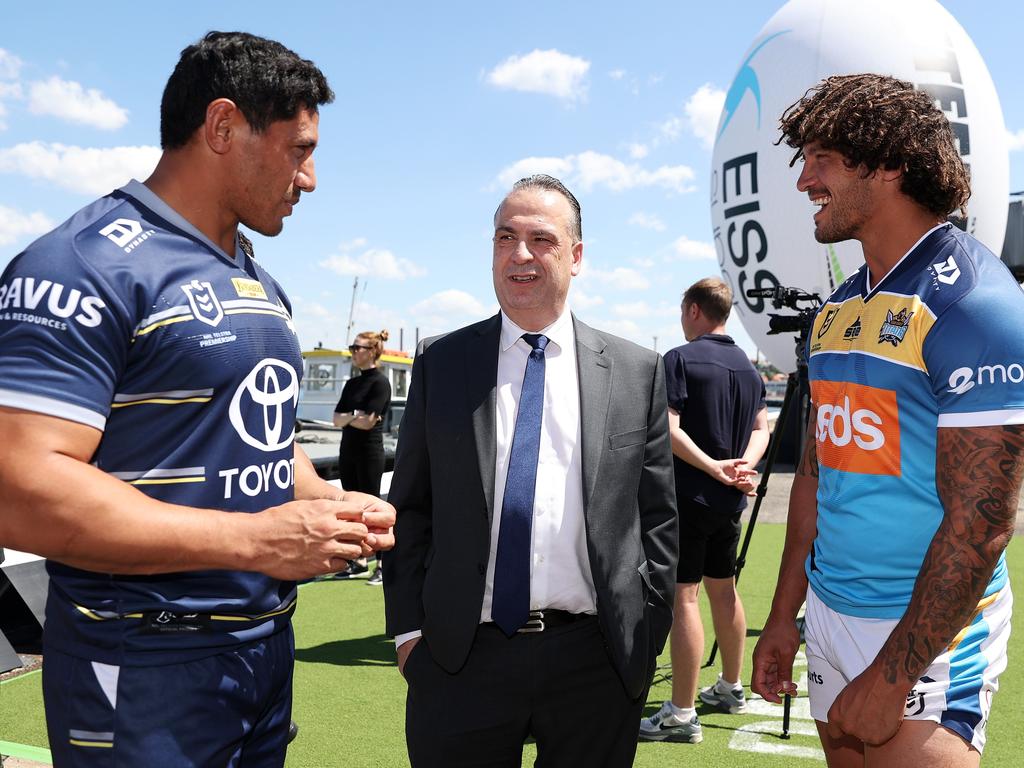 ARL Chairman Peter V'landys has conceded there should have been more consultation with players before the rule crackdown. Picture: Cameron Spencer/Getty Images