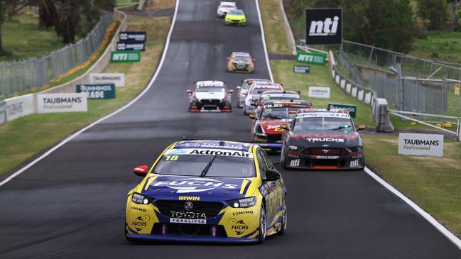 BATHURST, AUSTRALIA – OCTOBER 18: In this handout photo provided by Edge Photographics Mark Winterbottom drives the #18 Irwin Racing Holden Commodore ZB during the Bathurst 1000 which is part of the 2020 Supercars Championship, at Mount Panorama on October 18, 2020 in Bathurst, Australia. (Photo by Handout/Mark Horsburgh/Edge Photographics via Getty Images)