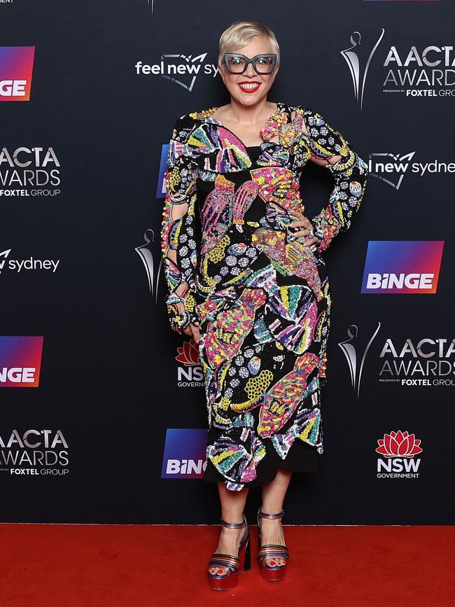 Catherine Martin attends the 2022 AACTA Awards. Picture: Brendon Thorne