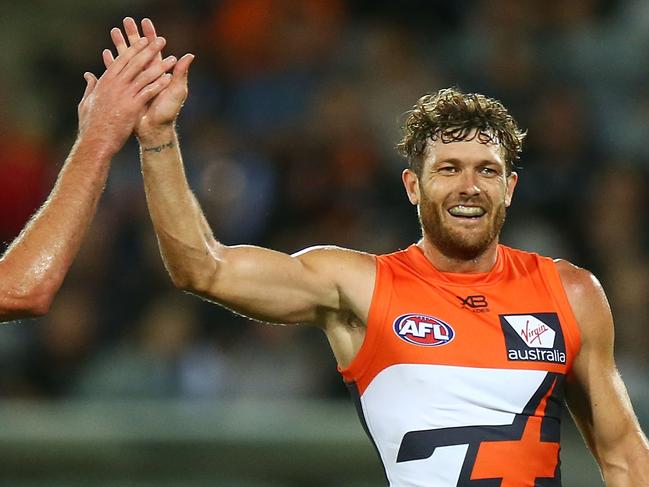 Giant smiles as GWS hammers Pies
