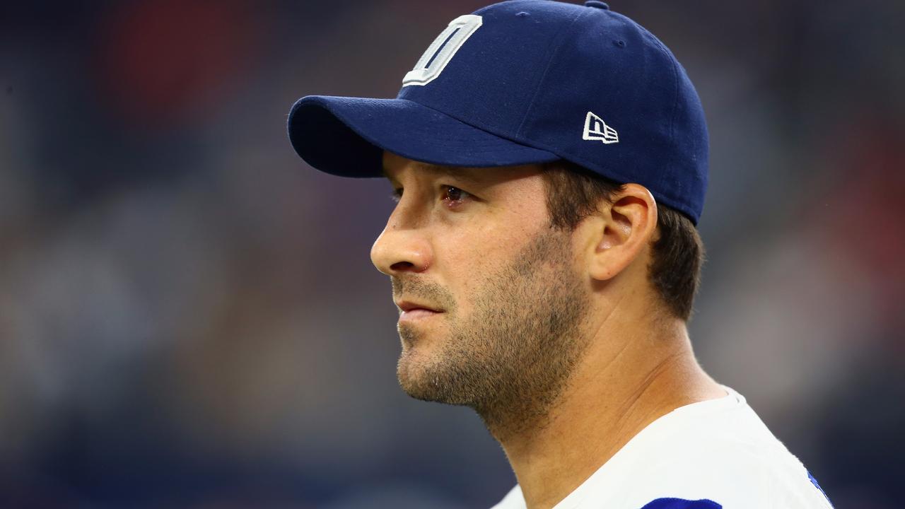 Tony Romo will commentate the Super Bowl. (Photo by Ronald Martinez/Getty Images)