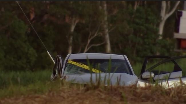 Ooralea father Nick Evangelista who had been driving home from work in his silver Kia, died in this crash on January 7. Images: 7News Mackay