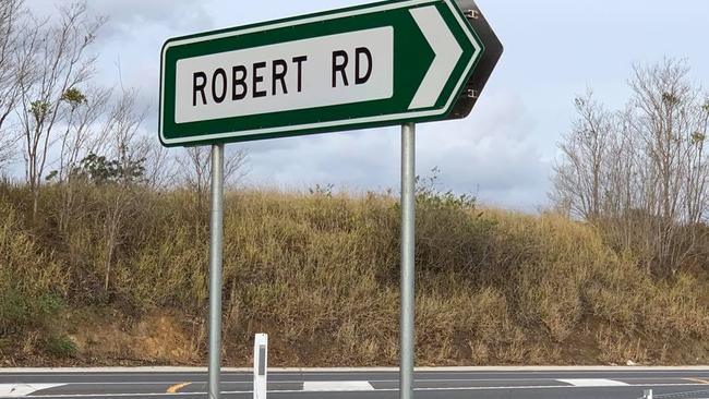 Robert Road intersection of The Bruce Highway at Chatsworth, north of Gympie