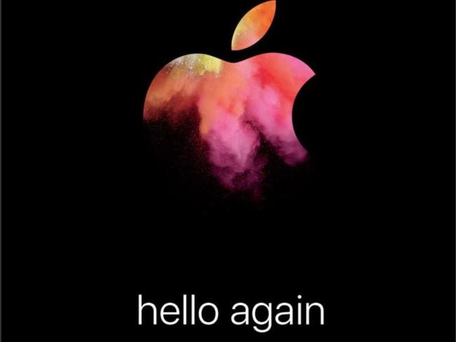 Apple’s invitation for new product event.