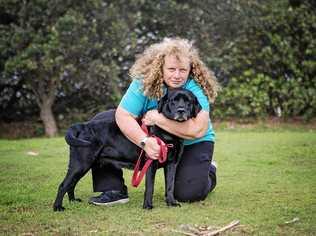 EXPERT: Kyra Ensbey from Bright Bessy Dog Training with her dog Chilli. Picture: Rachel Vercoe