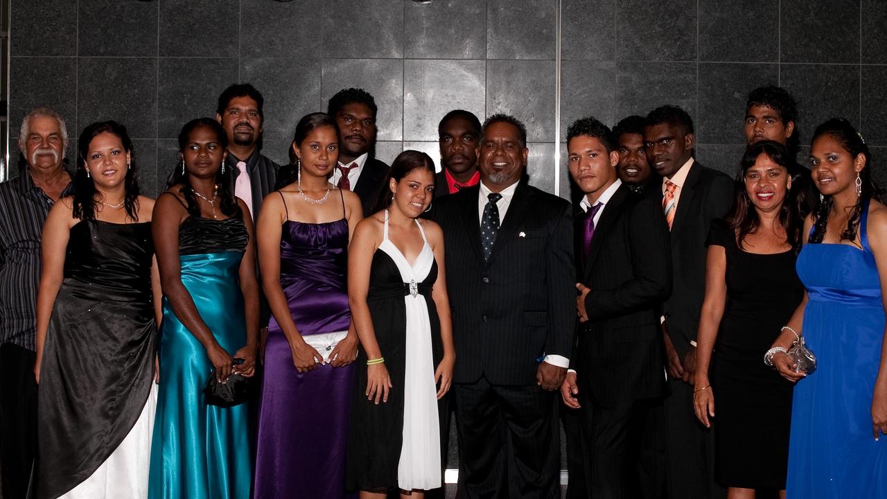 Alfonse Walley, James Brooking, Jordan Gimbel, Jenet Farrell, Ethan Anzac, Carol Douglas, Jack Bourke, Walter Mcgurie, Andrew Dodd, Dale Timmothy, David Ougham, Troy Martin, Karen Khan, Alisha Mcdonald and Jillian Walley at the 2009 Kormilda College formal. Picture: NT NEWS