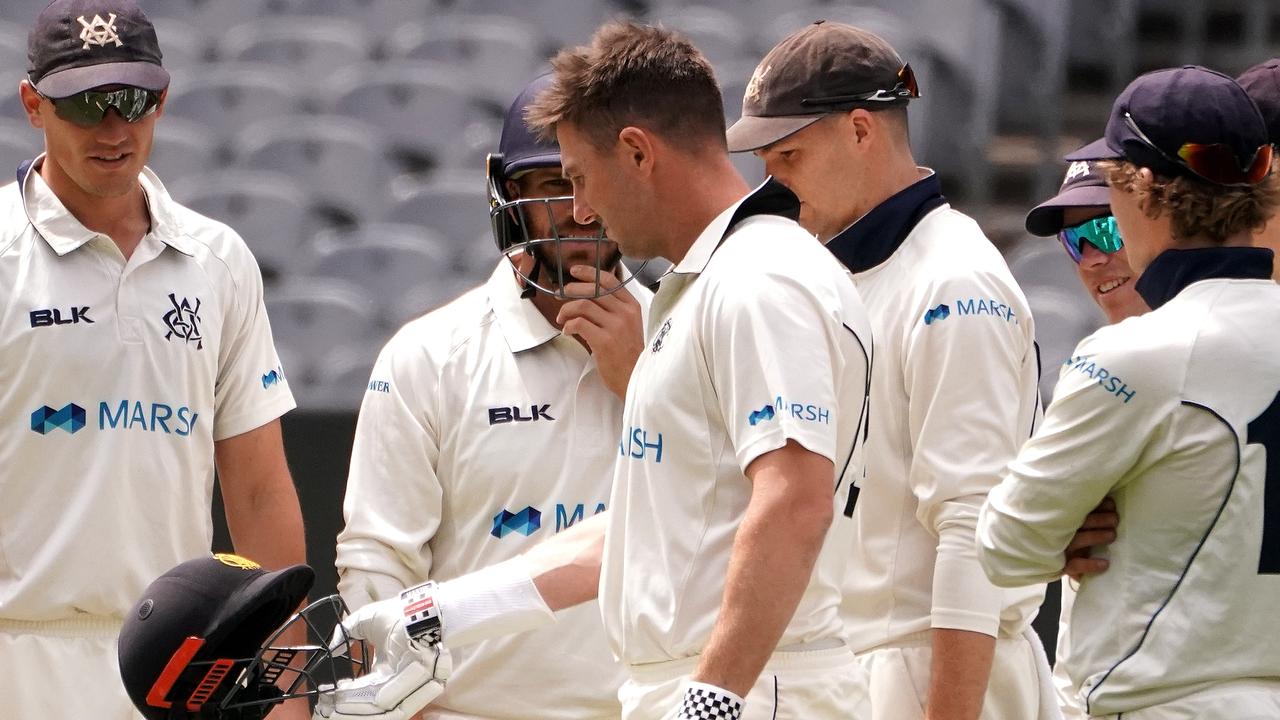 Shaun Marsh came under fire on a dodgy MCG pitch earlier this month.