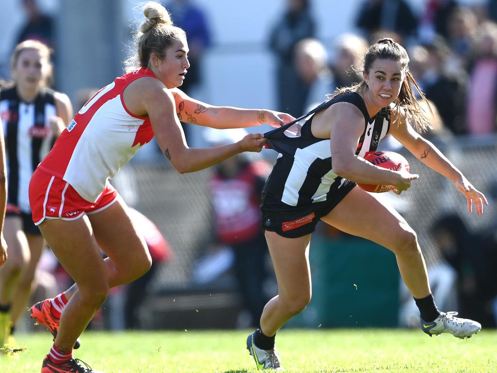 Chloe Molloy has traded colours ahead of season eight of the AFLW. Picture: Quinn Rooney/Getty Images